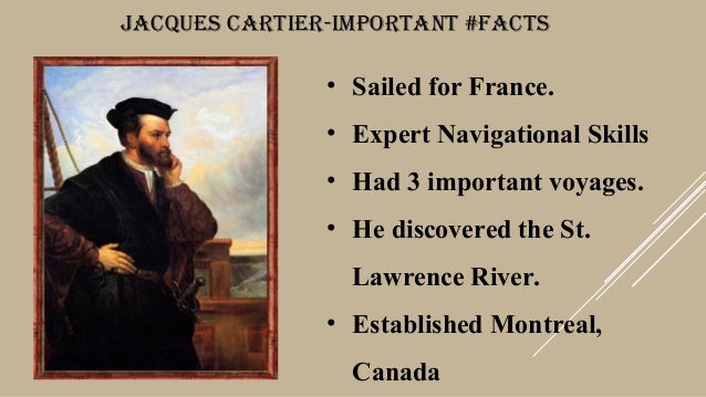 important facts about jacques cartier