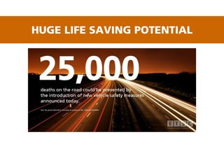 HUGE LIFE SAVING POTENTIAL
 