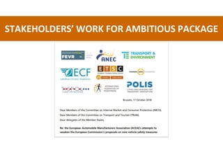 STAKEHOLDERS’ WORK FOR AMBITIOUS PACKAGE
 