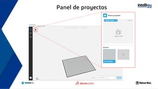 Panel de proyectos
 