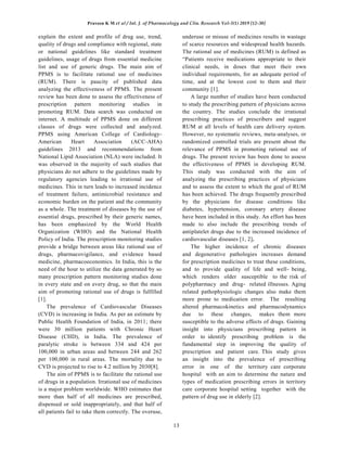 A study on prescription pattern and rational use of statins in tertiary ...