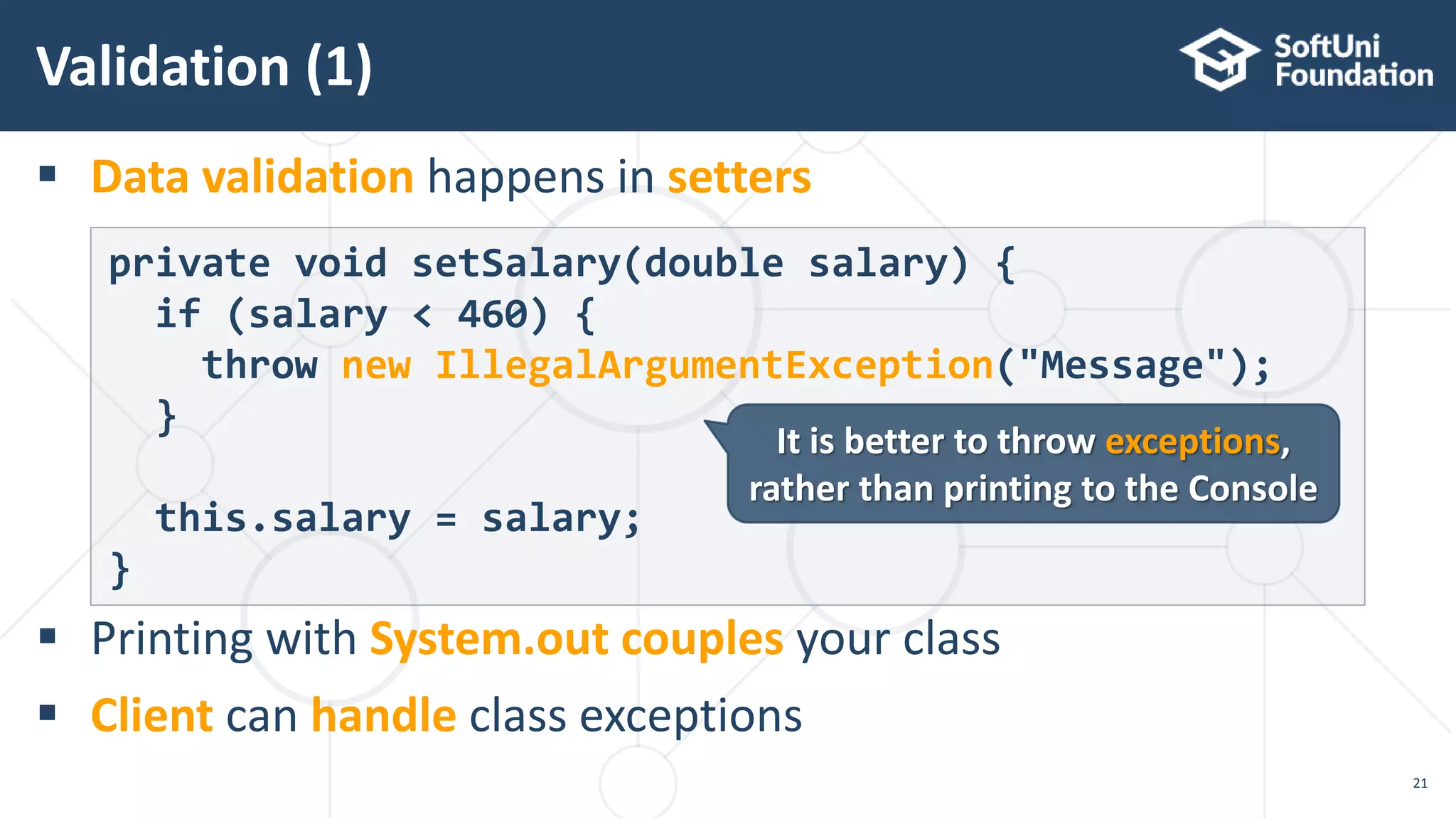 20.3 Java encapsulation | PPTX