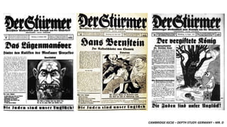 CAMBRIDGE IGCSE – DEPTH STUDY: GERMANY – MR. D
 