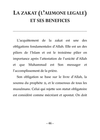 Epitres sur le jeûne, la prière de tarawih et la zakat - { French / Français }