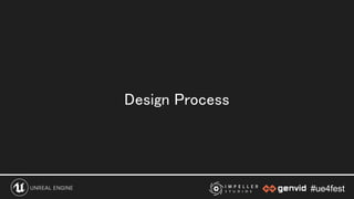 #ue4fest#ue4fest
Design Process 
 