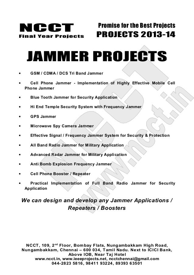Blue tooth jammer | make a cell jammer
