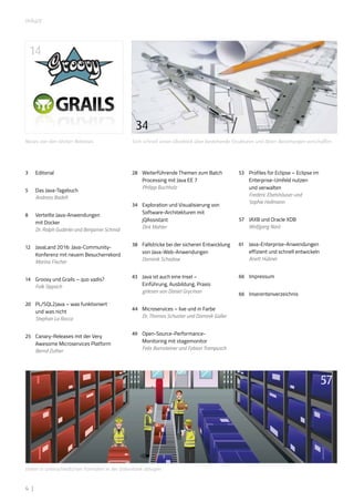 4 |
Inhalt
Sich schnell einen Überblick über bestehende Strukturen und deren Beziehungen verschaffen
34
3	Editorial
5	 Das...