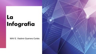 La
Infografía
MAV E. Vladimir Guerrero Cortés
 