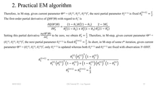 Tutorial on EM algorithm – Part 2 | PPTX