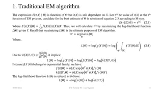 Tutorial on EM algorithm – Part 2 | PPTX