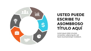 USTED PUEDE
ESCRIBE TU
ASOMBROSO
TÍTULO AQUÍ
Lorem ipsum dolor sit amet,
consectetur adipiscing elit, sed
hacer eiusmod tempor incididunt.
 