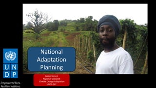 National
Adaptation
Planning
Gabor Vereczi
Regional Specialist
Climate Change Adaptation
UNDP-GEF
 