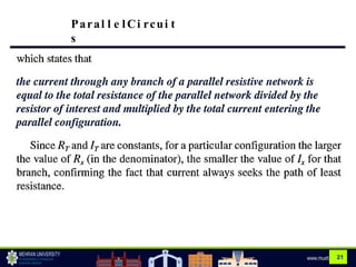 21
Paral l e lCi rcui t
s
 