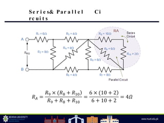 Se r i e s& Par a l l e l Ci
rc ui t s
 
