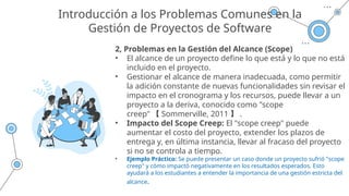 Problemas comunes en el desarrollo de Software | PPTX