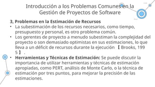 Problemas comunes en el desarrollo de Software | PPTX