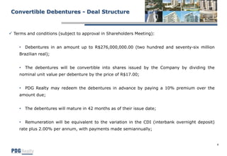Presentation - Second Debentures Issue