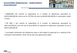 Presentation - Second Debentures Issue