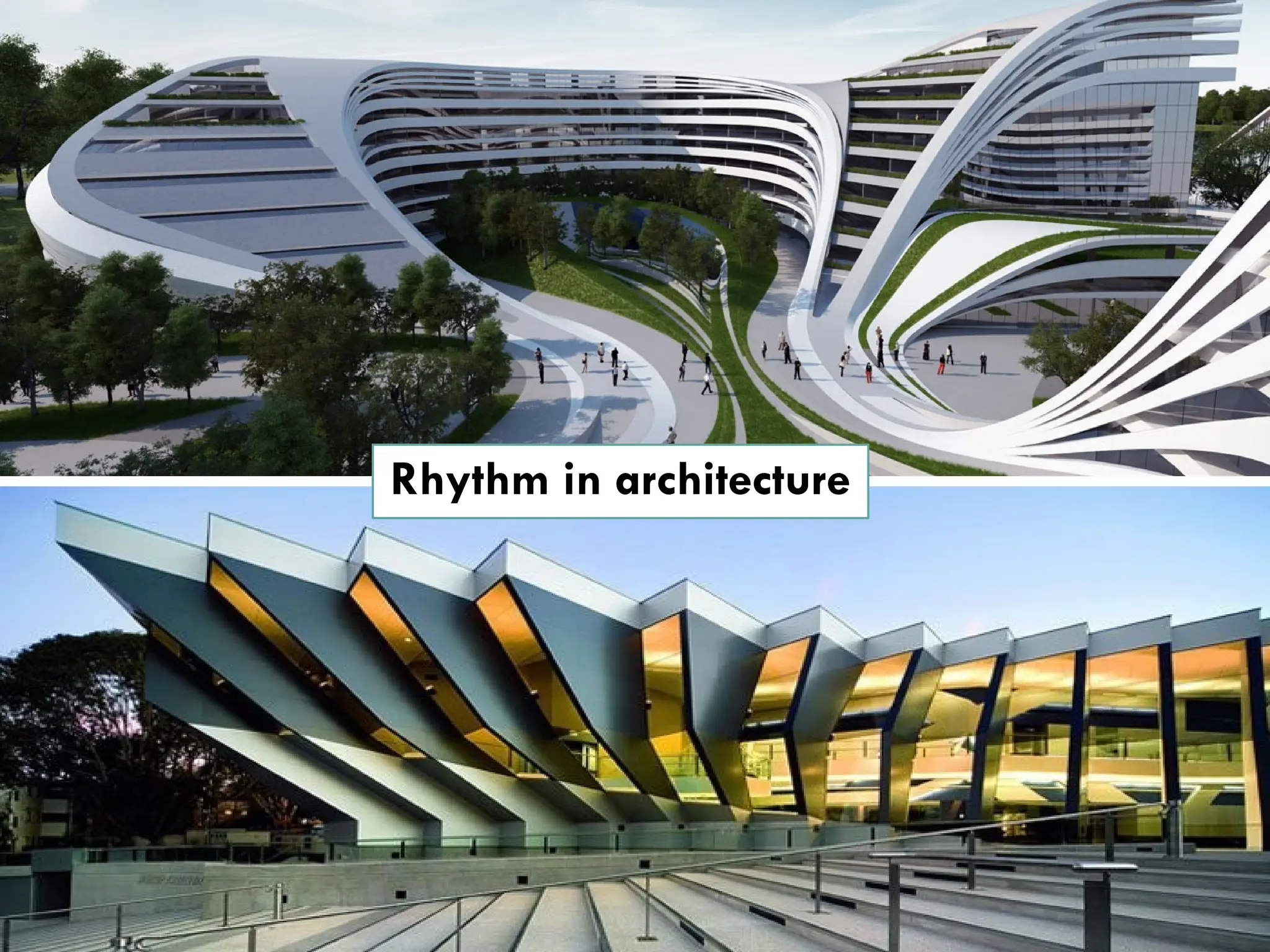 Rhythm in architecture
 