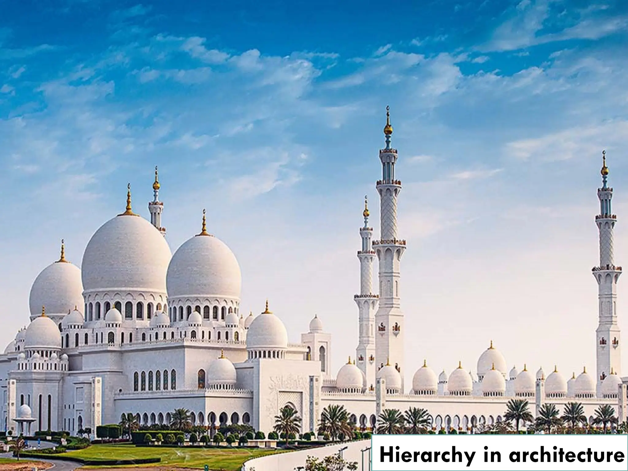 Hierarchy in architecture
 