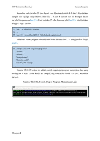98-382 introduction to programming using javascript -... 03.03.Estimasi Luas Daerah Menggunakan Bahasa Pemrograman Python | PDF