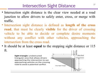 Distance From First Intersection Comprehensive Guide to Design Speed and Sight Distance in ...