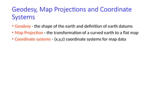 Map Geodezy Comprehensive Overview of Geodesy, Map Projections, and Coordinate ...