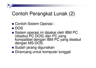Software Computer Contoh Comprehensive Overview of Software Types, Functions, and Examples | PDF