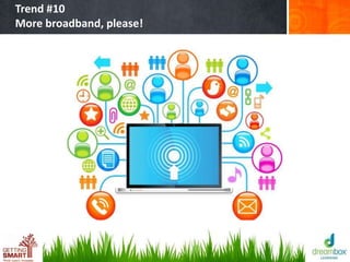 Trend #10
More broadband, please!
 