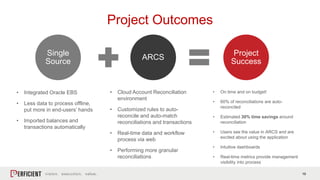 How Noble Energy Automated Reconciliations with Oracle ARCS | PPTX ...