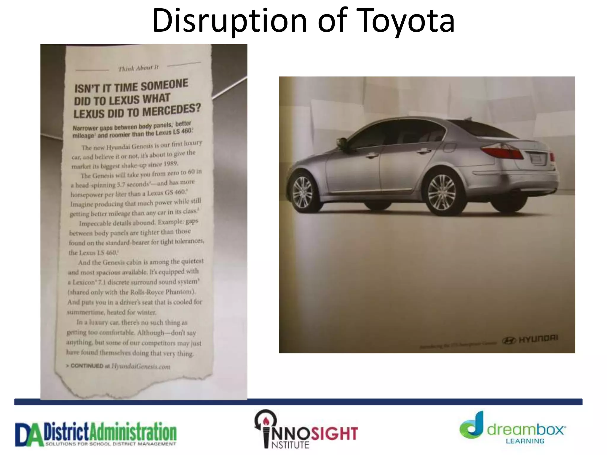 Disruption of Toyota
 