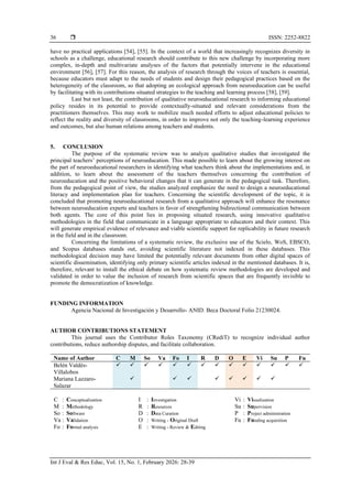 Neuroeducation and teaching perception: a systematic review from the ...