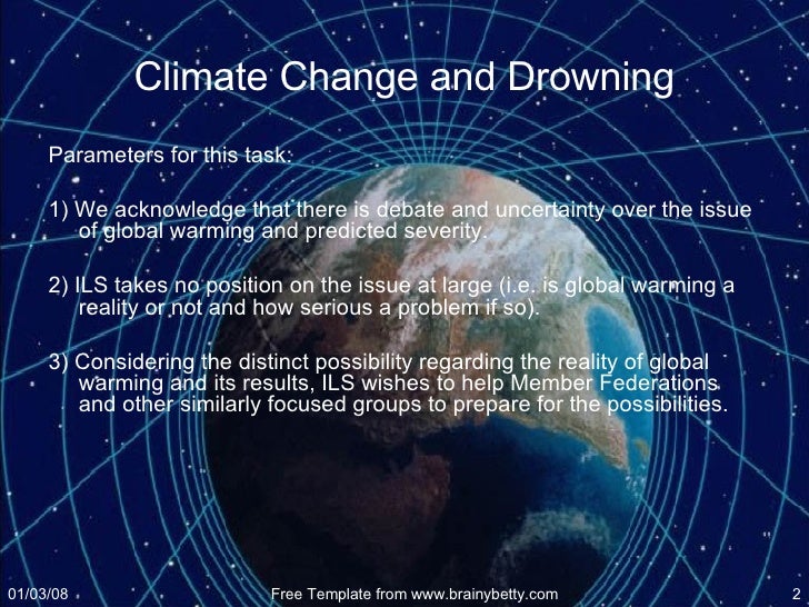 workshop climate change implications for drowning and lifesaving