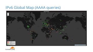 IPv6 Global Map (AAAA queries)
 
