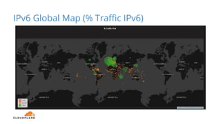 IPv6 Global Map (% Traffic IPv6)
 