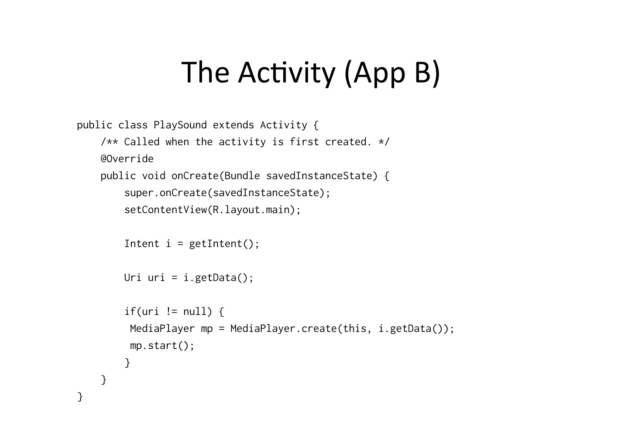 Android Basic Components | PDF