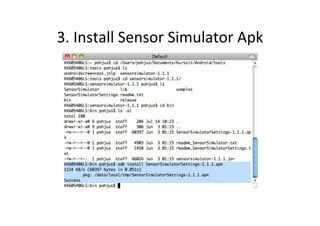 Android Sensors | PDF
