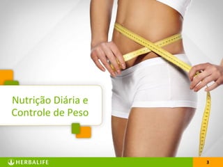 33
Nutrição Diária e
Controle de Peso
 