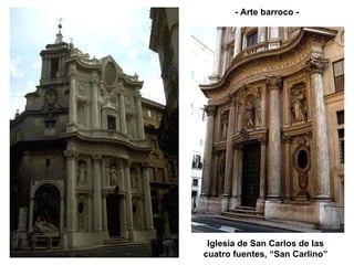 Iglesia de San Carlos de las cuatro fuentes, “San Carlino” - Arte barroco - 