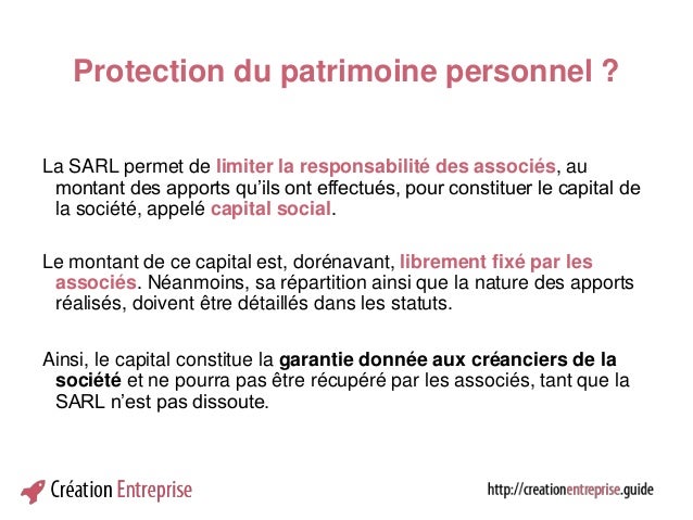 Pourquoi choisir une sarl