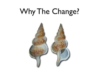Why The Change?
 