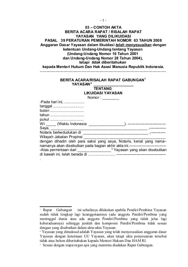 Contoh Berita Acara Rapat Pembentukan Ketua Bpd - Delinewstv