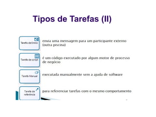 Tipos de Tarefas (II)
 