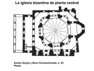 La iglesia bizantina de planta central Santos Sergio y Baco (Constantinopla, s. VI) Planta 