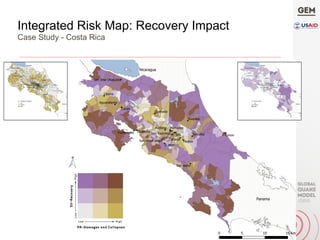 Integrated Risk Map: Recovery Impact
Case Study - Costa Rica
 