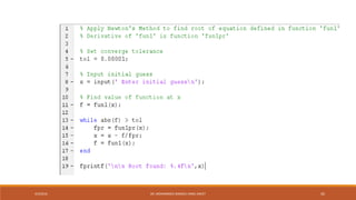 4/5/2016 DR. MOHAMMED DANISH/ UNIKL-MICET 42
 