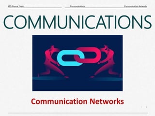 Communication Networks | PPTX