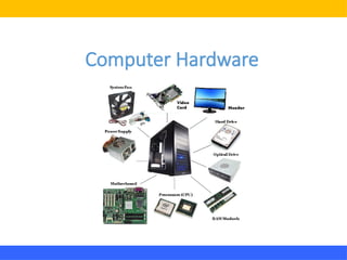 03- Computer Hardware and Software connectivity | PPTX