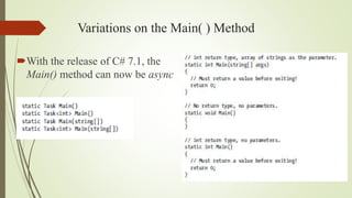 Core C# Programming Constructs, Part 1 | PPTX