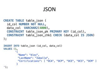 JSON
 